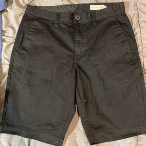Men's Black Volcom Shorts Size 32